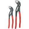 KNIPEX Tools - Set di 2 pinze cobra (87 01 180 e 87 01 250) (003120V01US), rosso