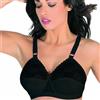 ARIS - REGGISENO IN PIZZO SENZA FERRETTO "EVA" DALLA 3 ALLA 10 - NERO