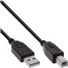 InLine cavo USB 2.0, da A a B, nero, 5m