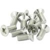 RC Screws Viti a testa svasata a croce M4 (4 mm x 10 mm) in acciaio inox A2 (confezione da 10)