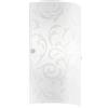 Eglo Leuchten my light Applique Amadora in vetro bianco satinato con disegni 1XE14 90049/20
