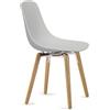Infiniti Pure Loop Binuance sedia gambe in legno