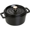 Staub Casseruola Rotonda, Nero, 20 cm