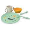 Miniland Set Pappa Apprendimento con Piatto, Posate, Tazza e Ciotola 6m+