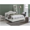 Talamo Italia - Letto matrimoniale Annunziata, Letto contenitore con rivestimento in tessuto, 100% Made in Italy, Apertura frontale, con materasso Cm 160x190 incluso, Grigio