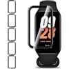Hianjoo 6 Pezzi Pellicola Protettiva Compatibile con Xiaomi Band 8 Active, Pellicola Premium a Copertura Completa Vetro Temperato [Resistente ai Graffi] [Anti-Shatter]