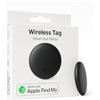 Generico Smart Tag Rexzol custodia tracker compatibile con Apple dove è? App [solo iOS], Key Finder Smarttag per auto, valigia, portafoglio, bicicletta, chiavi, iPhone IP68 impermeabile (1 P) (Nero)