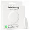 Generico Smart Tag Rexzol custodia tracker compatibile con Apple dove è? App [solo iOS], Key Finder Smarttag per auto, valigia, portafoglio, bicicletta, chiavi, iPhone IP68 impermeabile (1 P) (Bianco)
