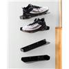 Baffect Scarpiera a Muro, Scaffali Porta Scarpe Assemblati in Modo Flessibile, Espositore Galleggiante in Acrilico per 2 Paia di Scarpe da Ginnastica (Nero)