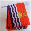 AZ FLAG Ghirlanda 12 Metri 20 Bandiere Kiribati 45x30cm - Bandiera GILBERTESE 30 x 45 cm - Festone BANDIERINE