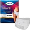 TENA Mutandine assorbenti femminili Tena Silhouette Normal Blanc vita bassa taglia L - Confezione da 60 pezzi
