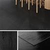 Livelynine Pavimento PVC Adesivo Effetto Legno Parquet Piastrelle Adesive Pavimento Legno Nero 30x30CM Pavimento Adesivo Bagno Linoleum Pavimento Cucina Laminato Pavimento Adesivo Camera, 4 Piastrelle