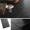 Livelynine Pavimento PVC Adesivo Effetto Legno Nero 90x15CM Pavimento Adesivo per Interni Impermeabile Piastrelle Adesive Pavimenti Bagno Linoleum Pavimenti Adesivi Cucina Laminato, 18 Pezzi