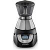 De Longhi Alicia PLUS EMKP 21.B Caffettiera elettrica Moka 1 o 2 Tazze Caffè Macinato in Polvere Funzione Orzo e Aroma con Timer