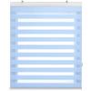 Zebra Textil Estoralis | SANSA | Tenda a Rullo Notte e Giorno | Cassonetto in alluminio | Azzurro | 145 x 180 cm (larghezza/altezza) dimensione del tessuto 142 x 175 cm. | Tende per finestre e porte
