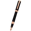 Aurora Tu Black with Rose Gold Trim Fountain Pen (Medium)