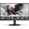 KOORUI G2711P 27 Pollici Gaming Monitor, Full HD 1080p Computer Monitors, Fast IPS, 200Hz, 1ms, HDMI(2.0)*2, Sync Adaptive Tecnologia, VESA (75mm*75mm) Compatibile, Eye Care, Inclinazione Regolabile