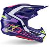 Alpinestars Casco Moto Cross Enduro Alpinestars SM7 Deed Ece06 porpora r