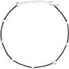 Breil Collezione B ROCKS, Collana Donna in Acciaio, Perle Naturali, Gioiello idee regalo donna