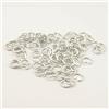 Vaessen Creative - Anelli in alluminio, per lavoretti artistici e bijoux, argento, 15mmx90