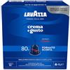 Lavazza 80 Capsule Caffè Lavazza Crema e Gusto Classico compatibili Nespresso Alluminio