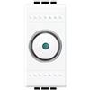 BTicino N4402N Dimmer a Manopola Resistivo 500 W con Deviatore, Bianco