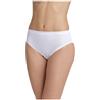 DIM Slip Midi Puro Cotone Donna x2, Bianco, M