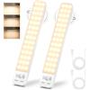 Ylatoial Luce Armadio LED con Sensore Movimento, 3 Modalità Dimmerabile Luci Armadio, 2000 mAh Luce LED Ricaricabile Senza Fili, Magnetica Sottopensile Cucina Led Lampada per Armadio Scale Camera Corridoio