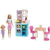 TOYS ONE Mattel HBX03 Barbie Sisters Baking Playset con Chelsea ed Accessori