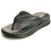 JOMIX Infradito Uomo Estive Mare in Gomma EVA Ciabatte Comode Ragazzi da Estate Pantofole Piscina Casa Slipper Spiaggia Bagno SU9081 Verde 41