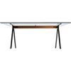 DRIADE tavolo FRATE 200 x 80 con trave da 130 cm - D40969H346B08