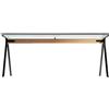 DRIADE tavolo FRATE 200 x 80 con trave da 200 cm - D41979H345B08