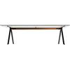 DRIADE tavolo FRATE 275 x 86 con trave da 200 cm - D41972I346B08