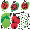 Baker Ross FN433 Kit magnetici con coccinelle per contare - Confezione da 10, STEM, scienze, matematica e ausili didattici per bambini e scuole