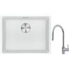 Franke Set lavello in granito Franke Maris 125.0686.719, rubinetto da cucina Franke Eos 115.0590.045