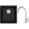 Franke Set lavello in granito Franke Maris 125.0687.249, rubinetto da cucina Franke Lina 115.0693.228