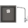 Franke Set lavello in granito Franke Maris 125.0698.001, rubinetto da cucina Franke Sirius Side 115.0668.280