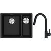 Franke Set lavello in granito Franke Maris 125.0687.265, rubinetto da cucina Franke Lina 115.0626.053