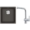 Franke Set lavello in granito Franke Maris 125.0716.374, rubinetto da cucina Franke Atlas 115.0521.439