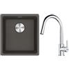 Franke Set lavello in granito Franke Maris 125.0716.374, rubinetto da cucina Franke Lina 115.0693.229