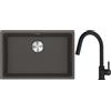 Franke Set lavello in granito Franke Maris 125.0714.196, rubinetto da cucina Franke Lina 115.0626.053