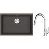 Franke Set lavello in granito Franke Maris 125.0714.196, rubinetto da cucina Franke Lina 115.0693.229