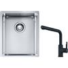 Franke Set lavello in acciaio Franke Box 127.0453.653, rubinetto da cucina Franke Urban 115.0627.523