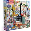 eeBoo- Piece&Love Kitchen-1000 pc Morning Kitchen Cartone Riciclato-Puzzle Colorato 1000 Pezzi-Dimensioni 58,5 cm di Lato, PZTMNK