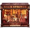 Cutefun Book Nook Model Kit - DIY Case delle bambole - Reggilibri Scaffale Inserto Decorazione con Luce LED,Kit di Costruzione di Modellini in Legno per (Bach String Workshop)