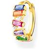 Thomas Sabo Orecchini a Cerchio Le signore 18 carati (750) bicolore Non applicabile Irregolare - CR665-488-7