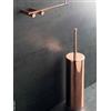 STILHAUS kit Hashi Scopino e Portarotolo Finitura Oro Rosa