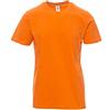 PAYPER Sunrise T-Shirt Maglia Maglietta Mezza Manica Corta da Uomo Jersey 100% Cotone Girocollo Arancione (M)