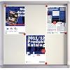 Franken Eco SK6SE - Bacheca per 6 fogli formato A4 da fissare tramite calamite, apertura a battente, 75 x 70,4 x 4,5 cm, colore: bianco
