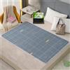 Hearda Traversa Letto Lavabile Anziani e Bambini, Traversa Assorbente Impermeabile per Incontinenza, Singolo Matrimoniale Coprimaterasso Morbide Traspirante Riutilizzabili (Grigio,100x150cm)